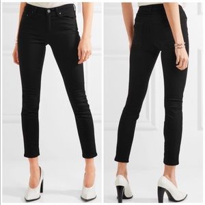 Acne Studios Black Skin 5 Mid Rise Skinny Jeans